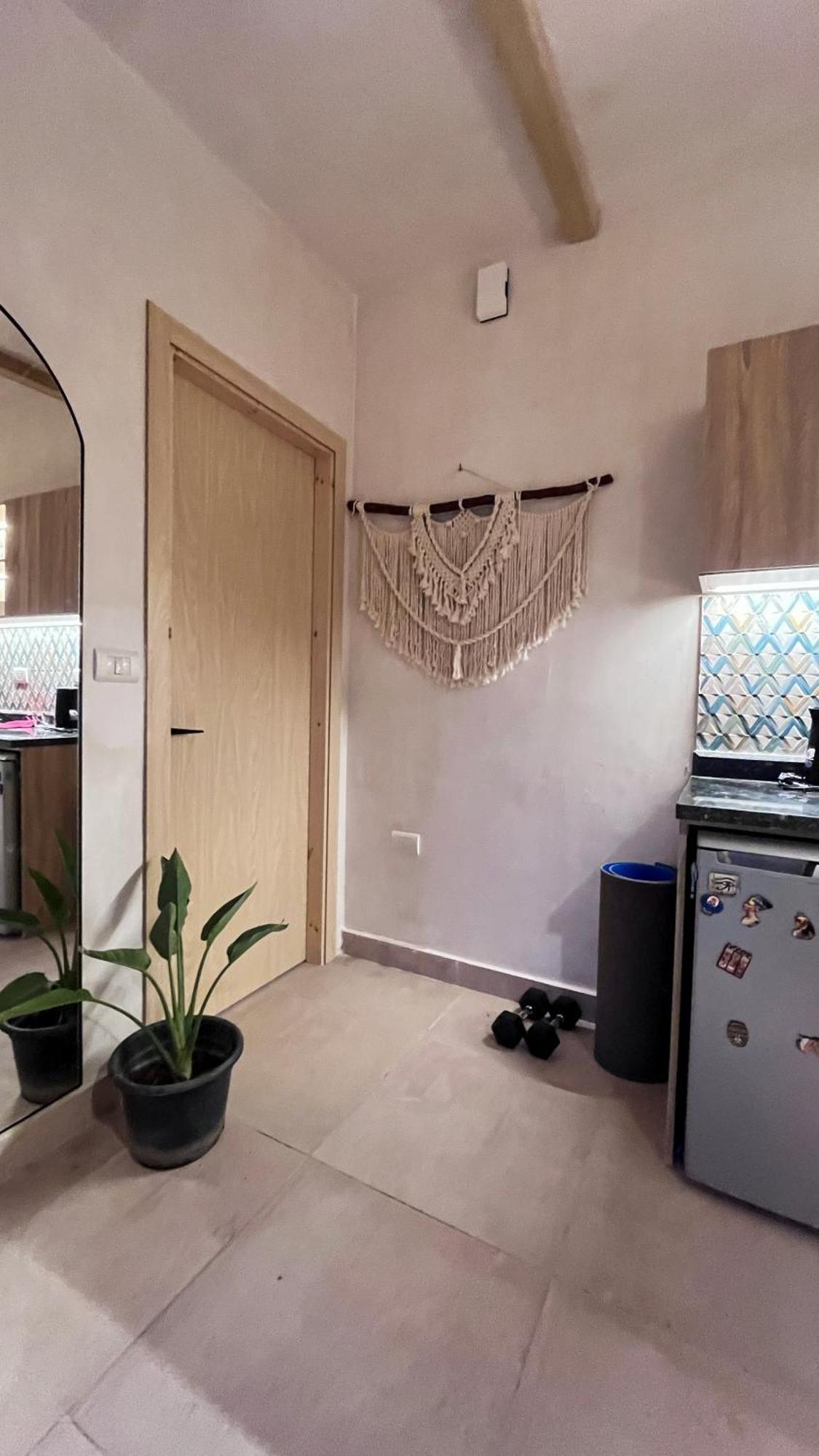 Boho Getaway With Pyramids View & Jacuzzi Apartamento Giza Exterior foto