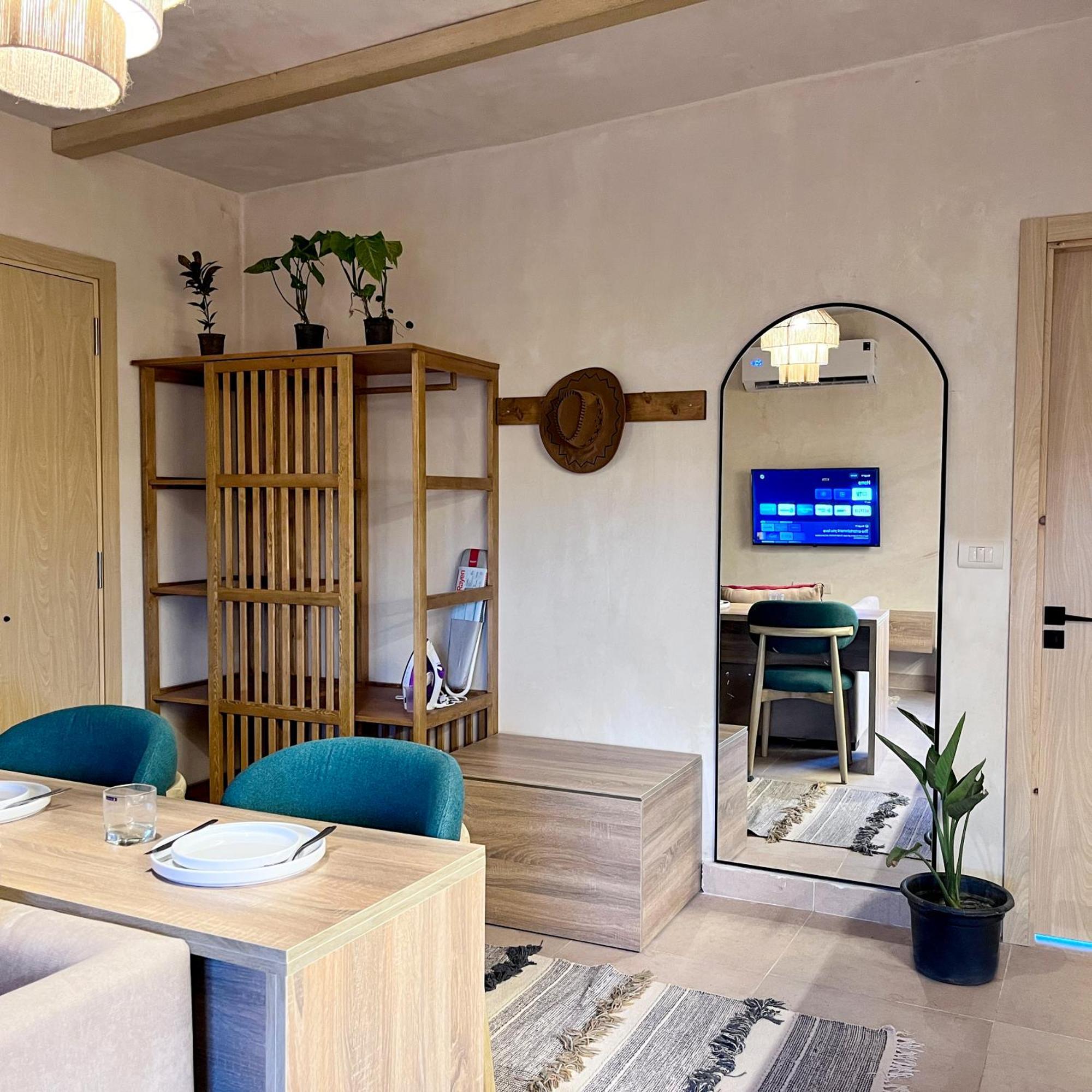 Boho Getaway With Pyramids View & Jacuzzi Apartamento Giza Exterior foto